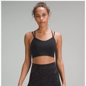 Lululemon Like a Cloud Longline Bra Light Support, B/C Cup Size 6 in Black